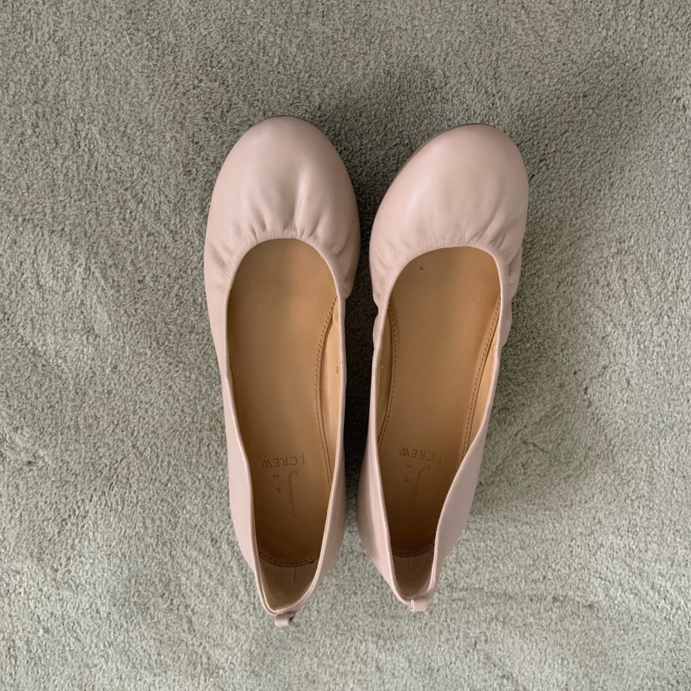 J. Crew Nude Flats Size 9